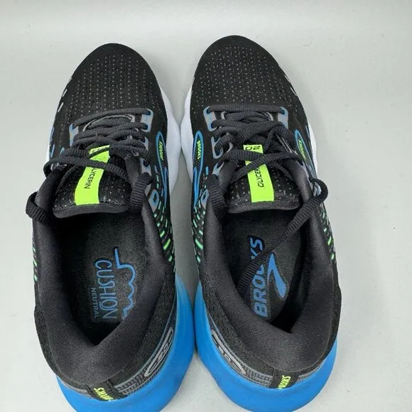 Brooks Glycerin GTS 20 Running Shoes Black Blue White 1103821D006 Men’s Size 7