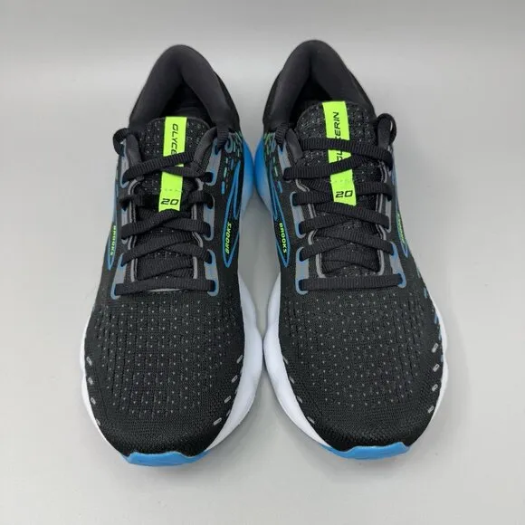 Brooks Glycerin GTS 20 Running Shoes Black Blue White 1103821D006 Men’s Size 7