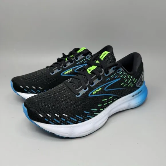 Brooks Glycerin GTS 20 Running Shoes Black Blue White 1103821D006 Men’s Size 7