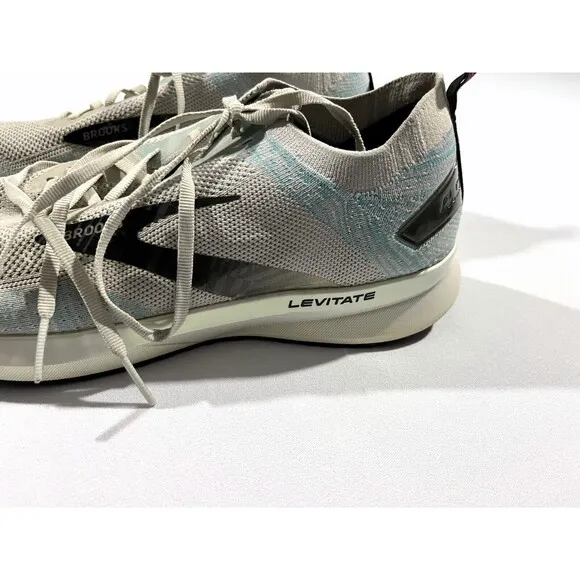 Brooks Levitate 4 Grey Men's Running Active Gym Sneakers Shoes Sz 12 D
