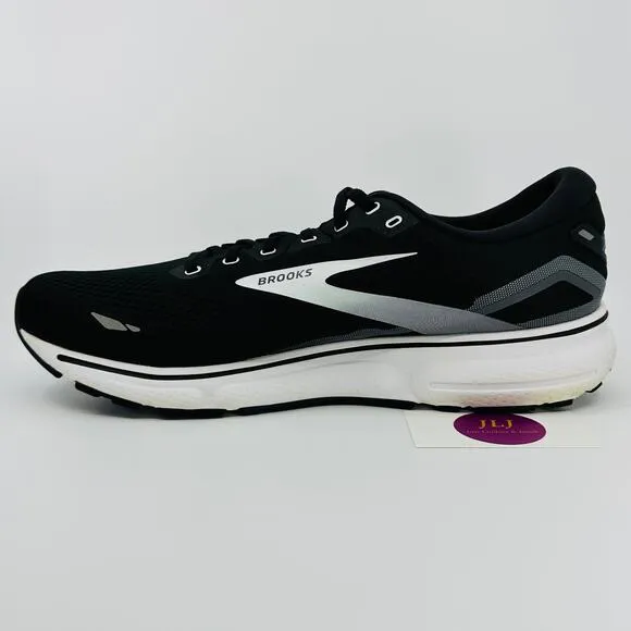 Brooks Men's Ghost 15 Running Shoes Black/Blackened Pearl 1103931D012 Size 15