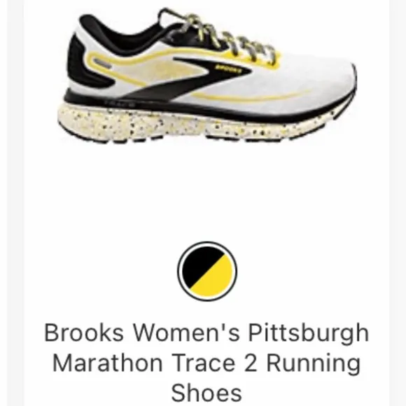 Brooks “Trace 2” 2023 Pittsburgh Marathon edition running shoes