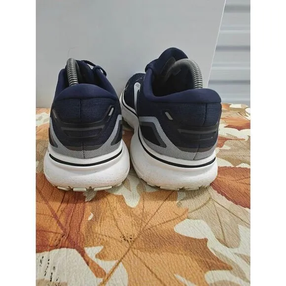 Brooks Ghost 15 Womens Size 10.5 Blue White Athletic Running Shoes Sneakers