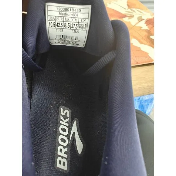 Brooks Ghost 15 Womens Size 10.5 Blue White Athletic Running Shoes Sneakers