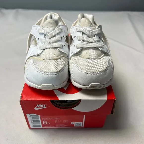 Bundle of 2 Nike Huarache Run (TD) Sneakers Toddler Shoes Black White Size 6C