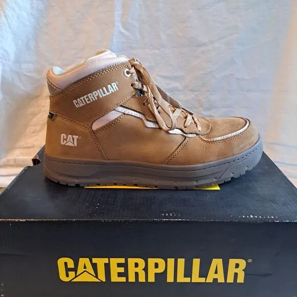 Caterpillar Streamline Court Mid CT Sundance Nubuck Boots Womens Size 9 New, Box