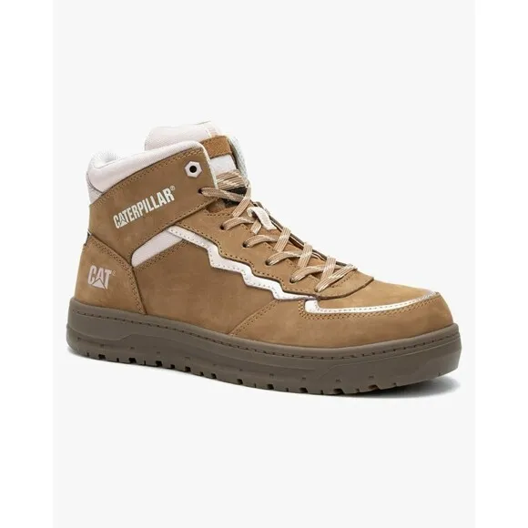 Caterpillar Streamline Court Mid CT Sundance Nubuck Boots Womens Size 9 New, Box