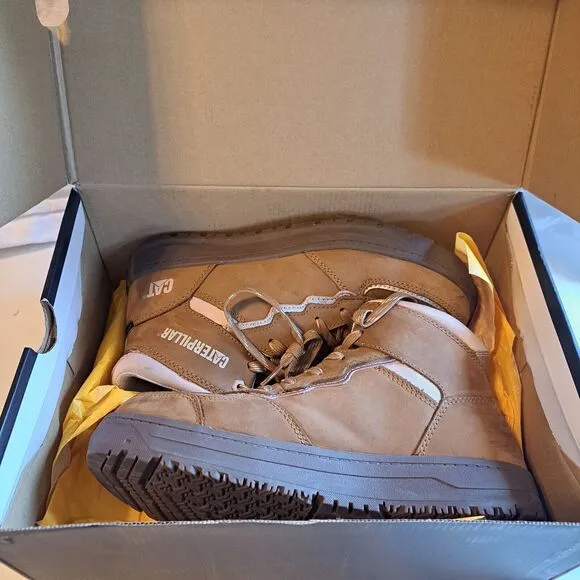 Caterpillar Streamline Court Mid CT Sundance Nubuck Boots Womens Size 9 New, Box