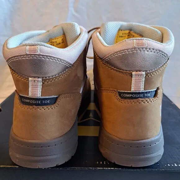 Caterpillar Streamline Court Mid CT Sundance Nubuck Boots Womens Size 9 New, Box