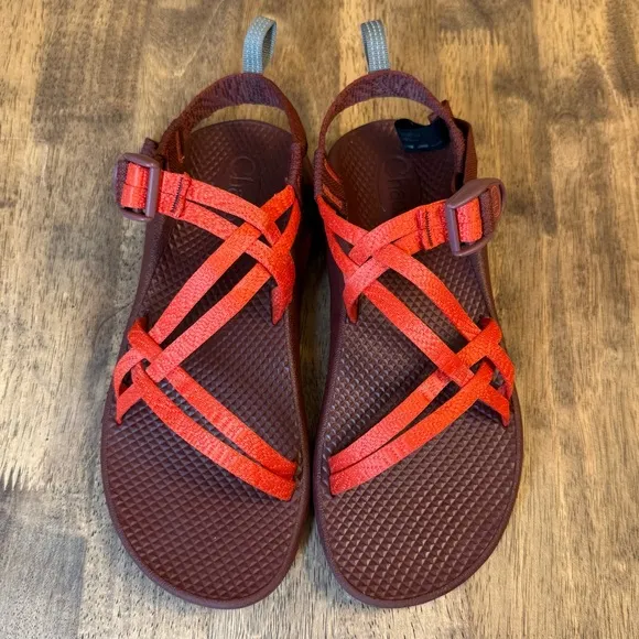 Chaco Kids ZX/Cloud 2 Classic Performance Hiking Beach Water Sandal Red Size 6
