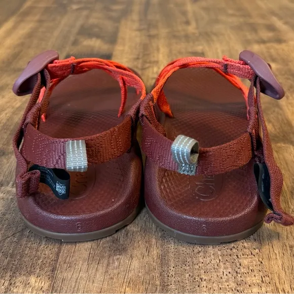 Chaco Kids ZX/Cloud 2 Classic Performance Hiking Beach Water Sandal Red Size 6