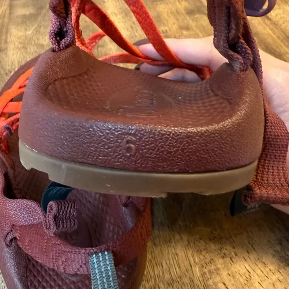 Chaco Kids ZX/Cloud 2 Classic Performance Hiking Beach Water Sandal Red Size 6