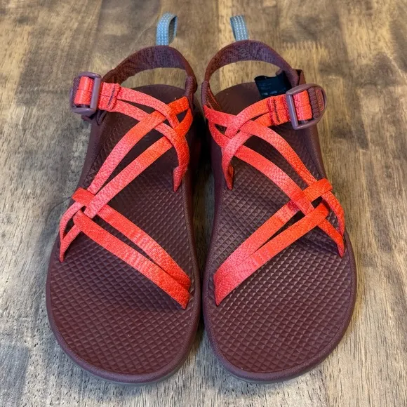 Chaco Kids ZX/Cloud 2 Classic Performance Hiking Beach Water Sandal Red Size 6