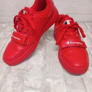Champion Size 8 Men's 3 On 3 Low Top Red Scarlett Basketball‎ Shoes