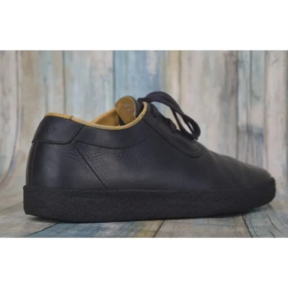 Clarks Ashcott Men's Black Leather Boot Shoes Size 9.5 RARE Wallabee