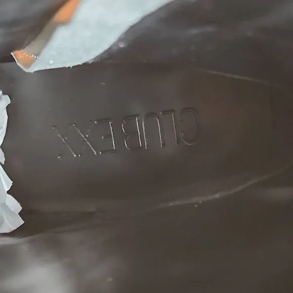 CLUB EXX Icy Sheriff Shine Cowboy Boots Women's Size 8M (Dolls Kill)