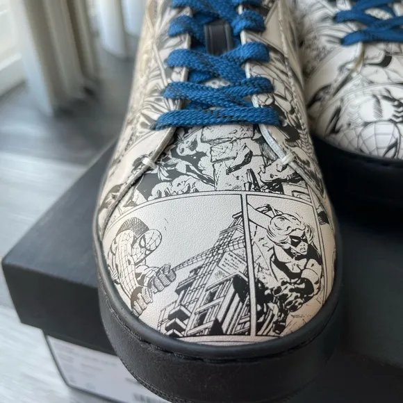 Coach Men’s Shoes Size 8D X Marvel Comic Book Sneakers Limited Edition
