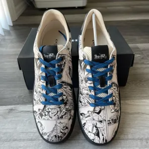 Coach Men’s Shoes Size 8D X Marvel Comic Book Sneakers Limited Edition