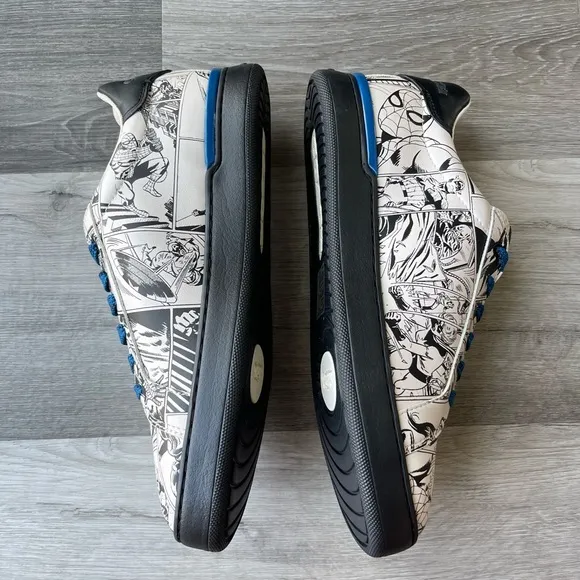 Coach Men’s Shoes Size 8D X Marvel Comic Book Sneakers Limited Edition