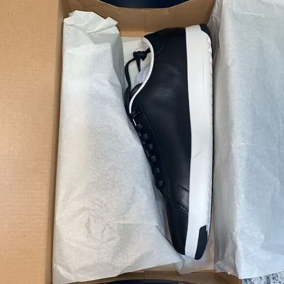 Cole Haan grandpro tennis sneakers black leather NIB