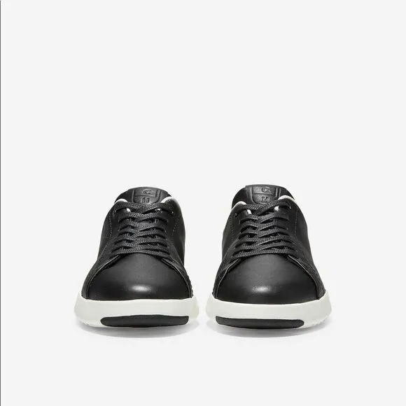 Cole Haan grandpro tennis sneakers black leather NIB