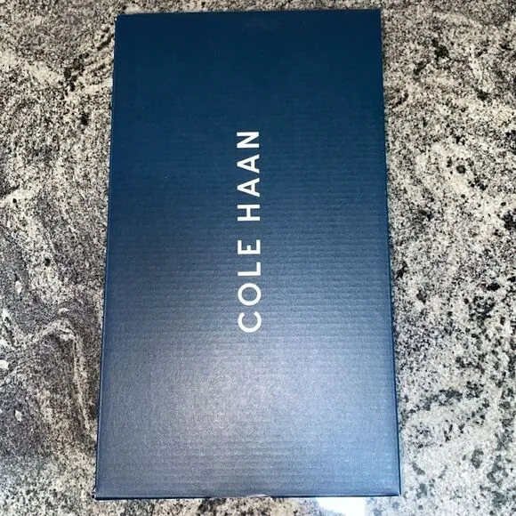 Cole Haan grandpro tennis sneakers black leather NIB