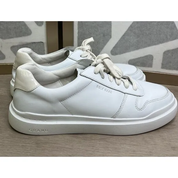 Cole Haan Women Size 9 B GrandPro Rally Court Sneaker White Shoes