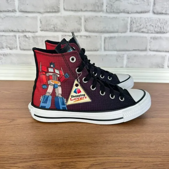 ❤️❤️Converse Chuck Taylor Hi Transformers Autobots 5 Men's Shoes Black A11659C