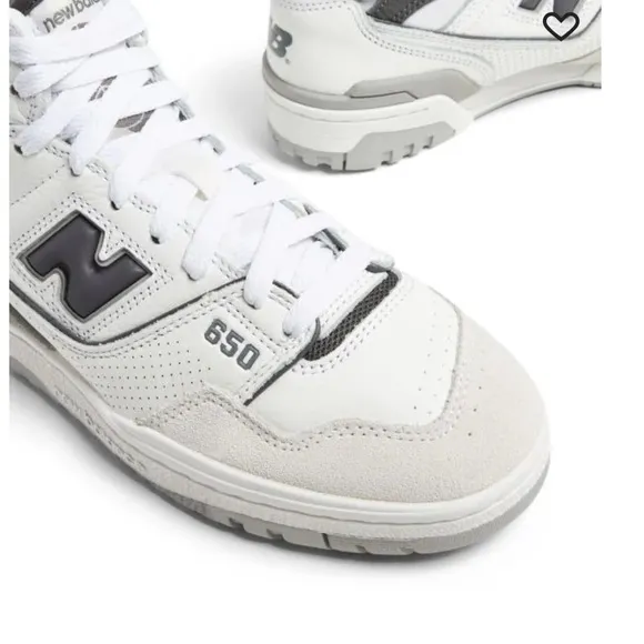 COPY - NWOB NEW BALANCE 650 'GREY WHITE BB650RWE Men’s Sz 10.5 -