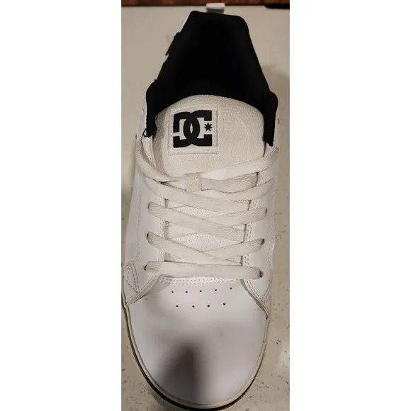 DC Court Graffik SE Black Men Size 12 Shoes Low Top Rare Skater Board Shoe