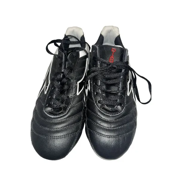 Diadora Brasil ~ Soccer Cleats Shoe Size US 7.5 Leather / Black NEW