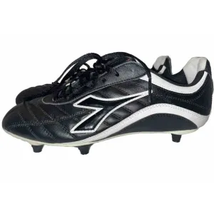 Diadora Brasil ~ Soccer Cleats Shoe Size US 7.5 Leather / Black NEW