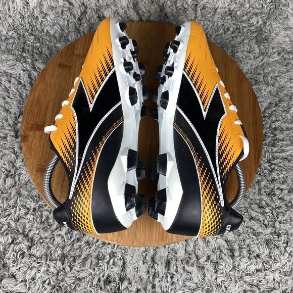 Diadora Mago Soccer Cleats Men's 9.5 Orange Black