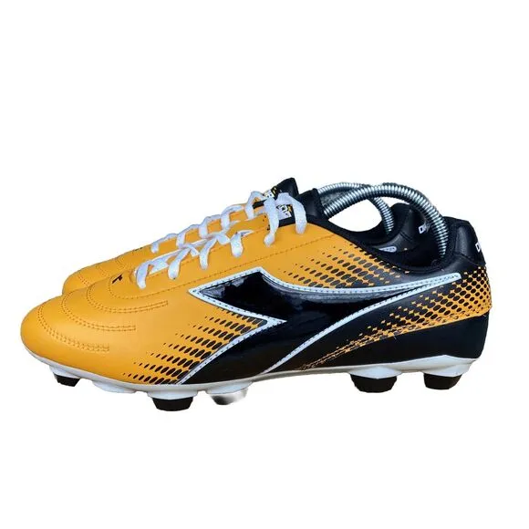 Diadora Mago Soccer Cleats Men's 9.5 Orange Black