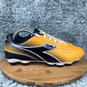 Diadora Mago Soccer Cleats Men's 9.5 Orange Black