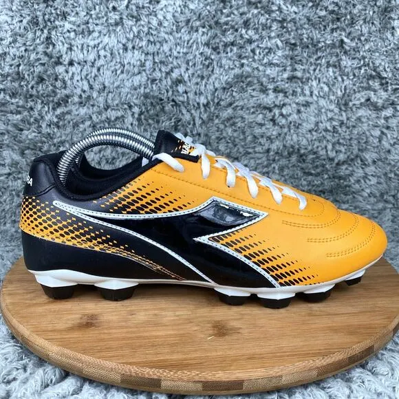 Diadora Mago Soccer Cleats Men's 9.5 Orange Black