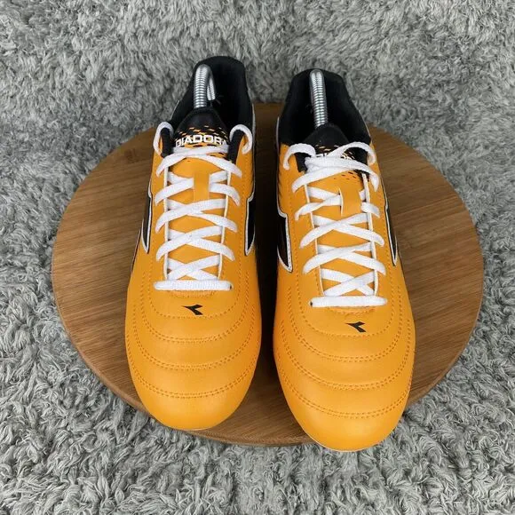 Diadora Mago Soccer Cleats Men's 9.5 Orange Black