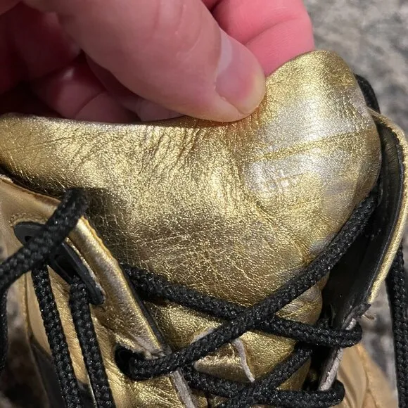 DIOR HOMME HEDI SLIMANE GOLD SNEAKERS 8