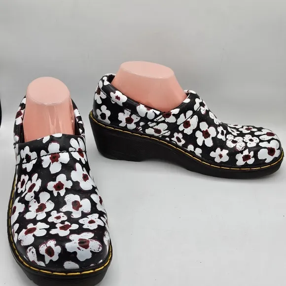 Dr Martens Pascal Fayre 1460 rare /hard-to-find floral clog shoes w 9 / m 8