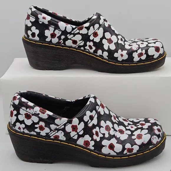 Dr Martens Pascal Fayre 1460 rare /hard-to-find floral clog shoes w 9 / m 8
