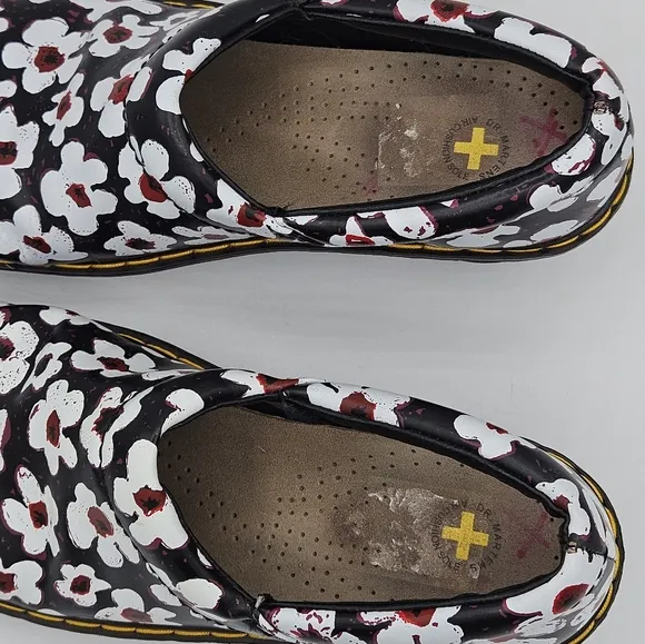 Dr Martens Pascal Fayre 1460 rare /hard-to-find floral clog shoes w 9 / m 8
