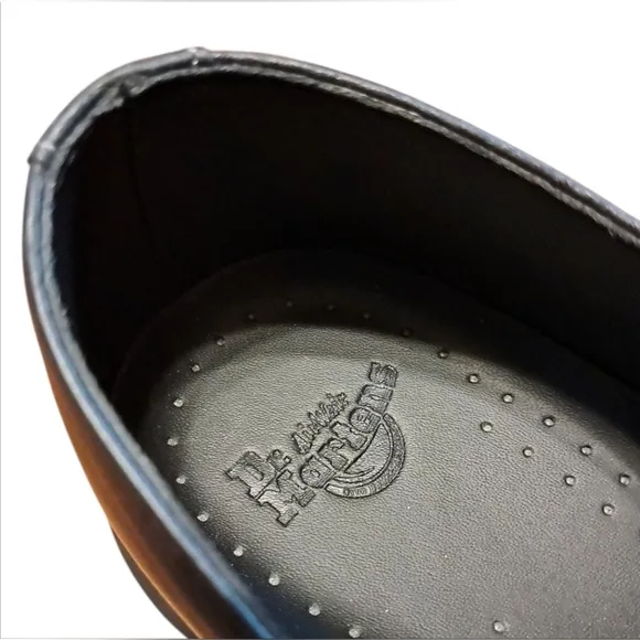 Dr Martens Women's 1461 Hardware Virginia Leather Oxford Shoes Size 9 NWOT