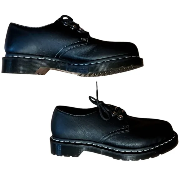 Dr Martens Women's 1461 Hardware Virginia Leather Oxford Shoes Size 9 NWOT
