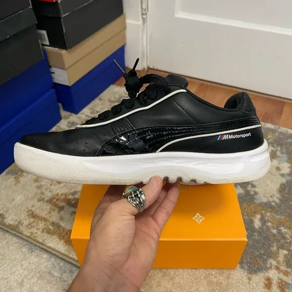 EUC Men Sz 10.5 (Euro Sz 44) Puma X BMW Motorsport GV Special Leather Sneakers