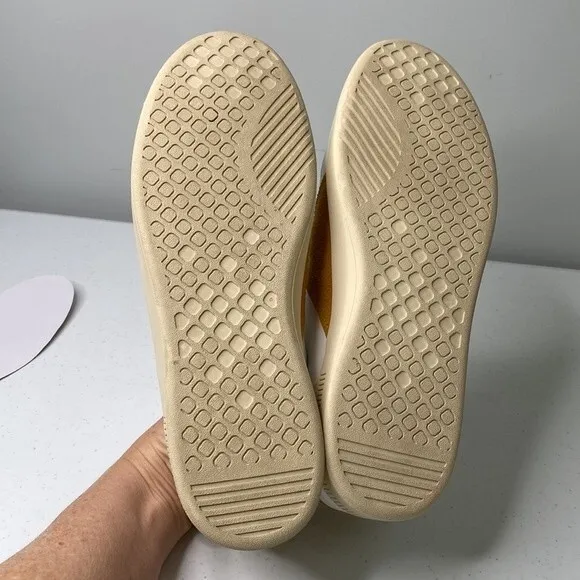 Everlane ReLeather Court Sneaker in Mustard Leather Lace Up Men Size 10 Women 12