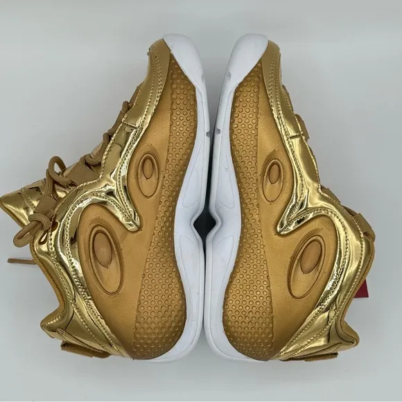 Fila Grant Hill 3 Metallic Gold Athletic Basketball Shoes Sz Men 7 Women…
