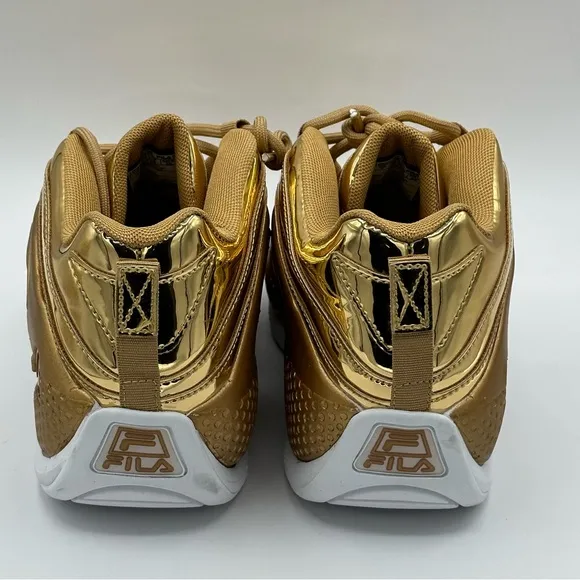 Fila Grant Hill 3 Metallic Gold Athletic Basketball Shoes Sz Men 7 Women…