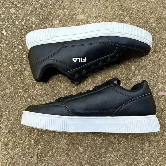 Fila Unlock Court Black Synthetic Lifestyle Sneakers Shoes Men’s Size 11