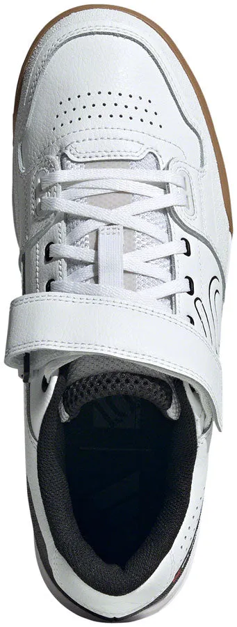 Five Ten Hellcat Mountain Clipless Shoes - Men's, FTWR White/Core Black/Red, 8.5