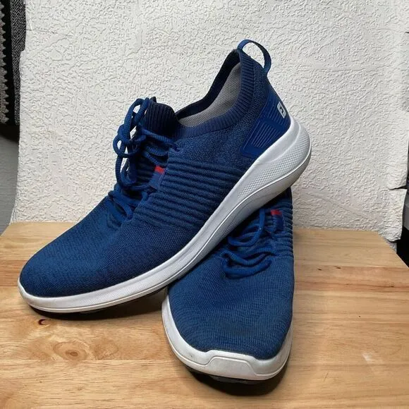 FootJoy Shoes Men 11,5 Blue FJ Flex XP Golf Performance Sneakers Spikeless